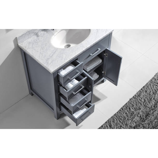 Winston Porter Slagelse 36" Bathroom Vanity Base Only & Reviews Wayfair